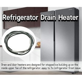 HCLLPS Braided Aluminum Drain Pan Heater,defrost Drain Heater,Compatible with Supco SH201,Suitable for 115V 15W, Length 25 Inches