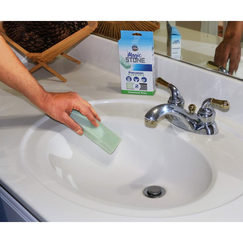 Compac Home Magic-Stone Porcelain Cleaning Stick - Toilet Bowl Cleaner,