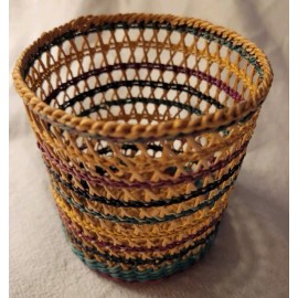 Unbranded Woven Colored Wicker Baskets/Holder