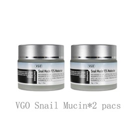 VGO Snail Much 92% Moisturizer Daily Face Gel Cream: Designed for dry and sensitive skin, 50g/1.76oz, offering cleansing, moisture,  Hydrate Calming - Specification: Snail Mucin*2