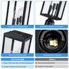 MYHXQ 16.6'' Dusk to Dawn Post Light Outdoor, Large 3-Light