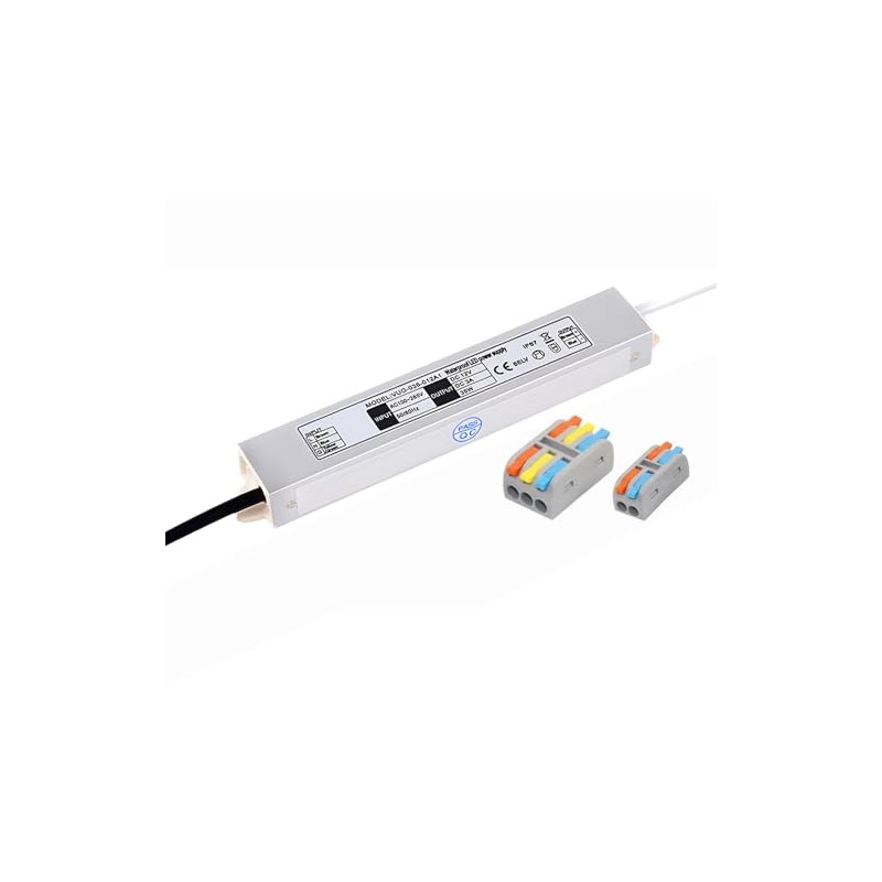LIDESENMO Waterproof IP67 12V 3A Power Supply 36W AC DC