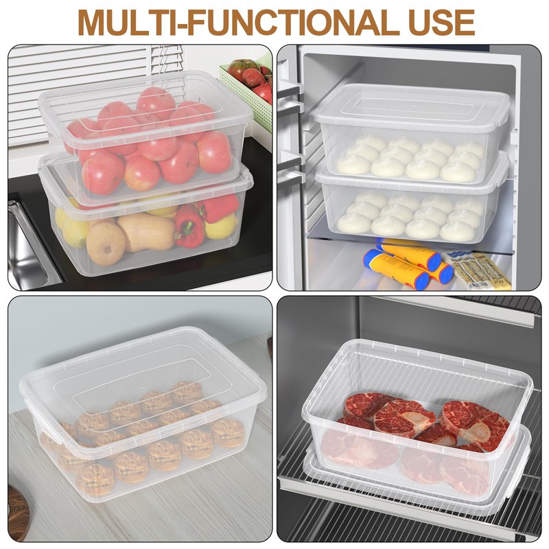 Asking 16 L Plastic Pizza Dough Proofing Box Container with