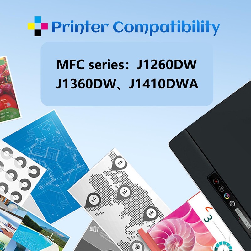 SANCTink LC501 Ink Cartridge 4 Pack Replacement for Brother LC501