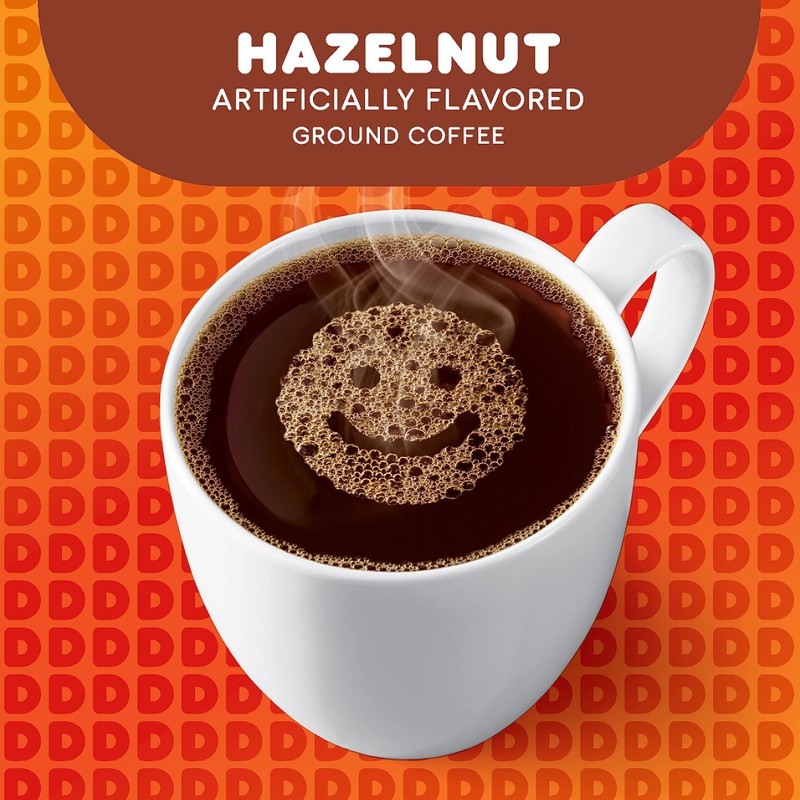 Dunkin' Hazelnut Flavored Coffee, 32 Keurig K-Cup Pods