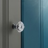 Yesmin Crystal Door Knobs,2 Pcs 40MM Crystal Drawer Carbinet Door