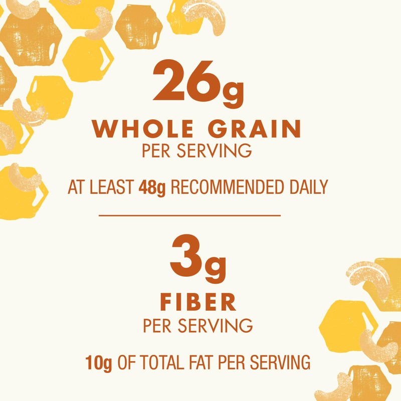 Cascadian Farm Organic Honey Cashew Granola, Protein Granola, Non-GMO, Resealable