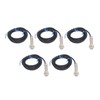 5PCS Proximity Sensor NPN Aluminum Alloy Sensitive Hall Switch Sensor