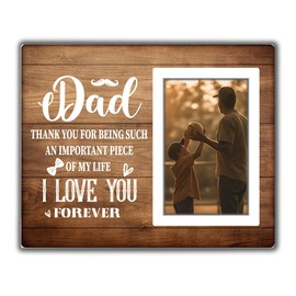 SZ-PengXin Daddy Gift from Kids, Dad Gifts From Son Daughter, Gifts for Father Photo Frames, Dad Birthday Men Gifts Ideas, Thank You Appreciation Gifts for Father, Dad Gifts Rustic Wood Picture Frame
