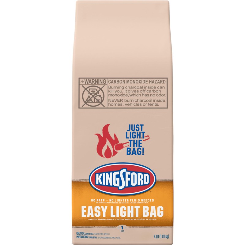 Kingsford Easy Light Charcoal Briquettes Bag, BBQ Charcoal for Grilling,