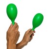 Tiger Full Size Plastic Maracas - Green Pair