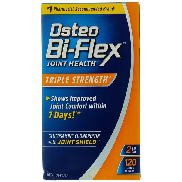 Osteo Bi-Flex Triple Strength Coated Tablets, 120 Ct (4 Pack) (Bundle)