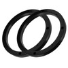 Mobestech 1pair Car Speaker Mounting Spacer Plastic Speaker Adapter Spacer
