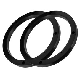 Mobestech 1pair Car Speaker Mounting Spacer Plastic Speaker Adapter Spacer Ring Easy Install Enhance Sound Clarity