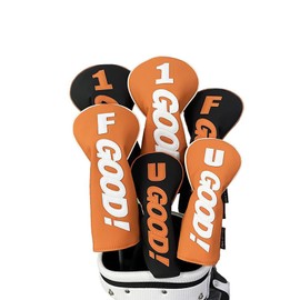 Golf Headcover Driver 440cc 460cc Cover Wood Cover Utility UT Cover Waterproof Good (Orange UT)