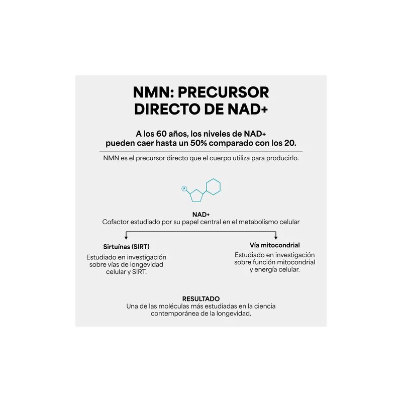 Nmn Ultra Pure - 1,000mg Por Dosis - 100 Cáps
