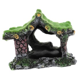 VICASKY Delicate Fish Shelter Safe Fish Cave for Aquariums Decorative Hideout for Betta Shrimp Elegant Aquarium Decoration Durable and Design for Home