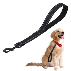 House Lead for Dogs, Dog Lead for Large Dogs, Lead, Small Lightweight, Short Lead, Training Lead, House Lead, Short Lead, for Large, Medium and Small, Black