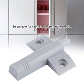 20pcs Soft Closers for Kitchen Cabinet, Grey Plastic Soft Close Kitchen Cabinet Door Stop Drawer Quiet Closer Damper Buffers Plastic Damper Buffer Door Stop Drawer Soft Quiet Close Closer Damper