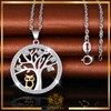 MŚ 1997 MENNICA ŚWIDNICKA Women's Owl Tree of Life Necklace