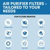 Veva HEPA Filter E Replacement (2 Pack) Compatible with Germ