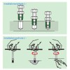 M8 to M12 Thread Adapter Pack of 10 Reducer Piece