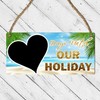 "Days Until Our Holiday" Countdown Plaque - Customised Vacation Chalkboard