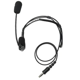 TDYU Behind The Head Over Earpiece for U94 Tactical PTT Adapter Walkie Talkie Headset with Boom Mic