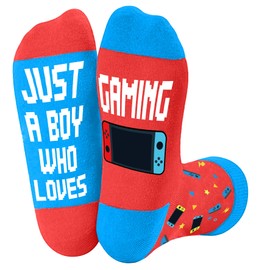 Undergo Video Game Funny Socks,Birthday Gifts Ideas for Boys,Socks for Boys Girls Age 2-12 Years, Video Game Gifts for Teen Boys, Gaming Socks for Kids
