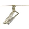 DODIN HOME 10 Bronze Wire Hangers Space Saving Metal Coat