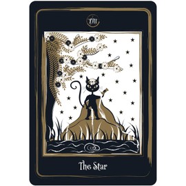 Golden Black Cat Tarot