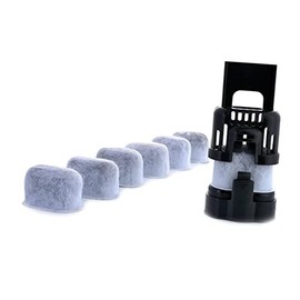 FELTECHELECTR 6pcs Replacement Charcoal Water Filters for Coffee Machines Compatible with Breville Models Besxl Besxl and More Enhanced for Better Taste