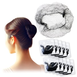Chignon Net ODN-001 Bun Net, Asiana Net [S Size] Hair Net, Hair Net, Ballet, Individual Packaging, 10 Pieces, Sparkling Punching Round