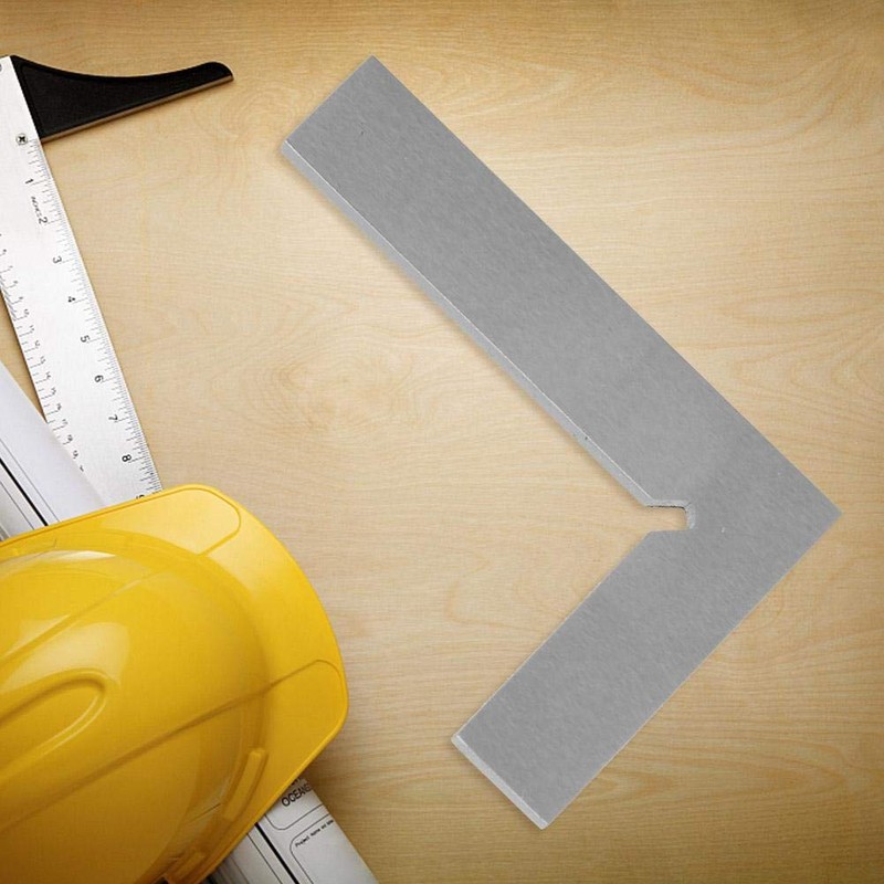 Stainless Steel Right Angle Ruler High Accuracy 2 Straight Edges