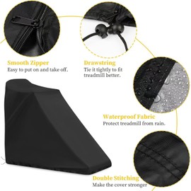 Fundas para Cinta de Correr, Funda Protectora para Equipos Deportivos y de Fitness,Cubierta Protectora Impermeable a Prueba de Polvo para Máquina de Correr(200 * 95 * 150 cm)