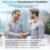 Language Translator Earbuds Support 150 Languages,Translation Music and Calling 3-in-1,Translator