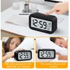 Triangle Plum Alarm Clocks for Bedrooms,Digital Alarm Clock with LCD