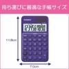 Casio SL-300C-PL-N Colorful Calculator, Purple, 10 Digit Notebook Type