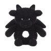 Apricot Lamb Black Dragon Soft Plush Rattle for Boys and