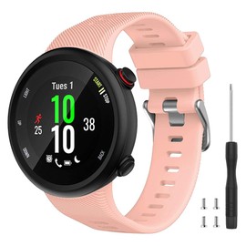 Watbro Compatible with Garmin Forerunner 45 band, Soft Silicone Sport Replacement Watch Band, Fitness Strap Bracelet Wristband for Garmin Forerunner 45 Smartwatch