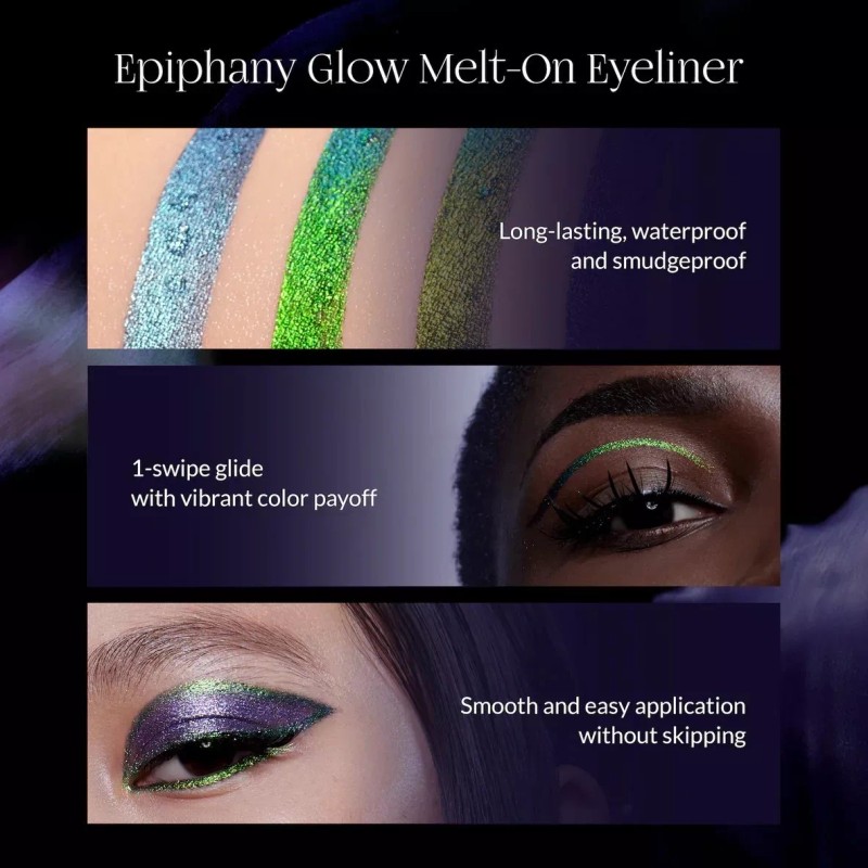Kaleidos Delineador Glitter Ojos Maquillaje Coreano Profesional Cara