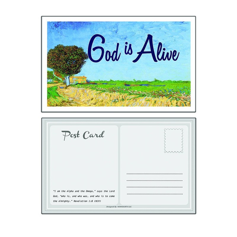 Christian Inspirational Bible Verses Postcards - How Great is Our