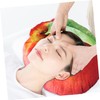 Operitacx Peach Shaped Plush Cushion Novelty Fruit Pillow for Sofa