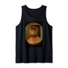 Orange Tabby Cat Pizza Delivery Peephole Tank Top