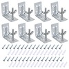 Sumnacon Shade L Brackets 8 Pcs Mounting L Bracket with