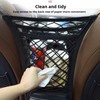 3-Layer Triple Car Mesh Organizer Pockets Pockets Between Seats Stretchy