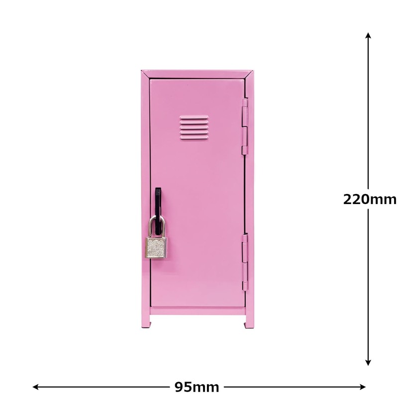 Klux Little Locker S Size Pink Little Rocker Interior Accessory