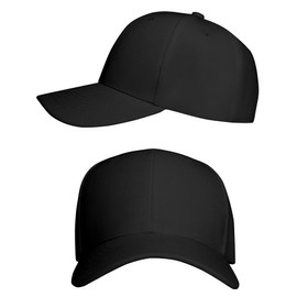 NebulaGlam Unisex Adjustable Baseball Cap, Cotton Sun Cap, Unisex Baseball Cap for Men and Women for Sports Travel Outdoor, A# Black