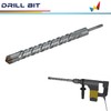 Windscreen4less 1-1/4" SDS Plus Hammer Drill Bit for Concrete Cement