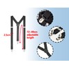 ZoeTekway Braces Black for Men, Elastic and Adjustable Braces with